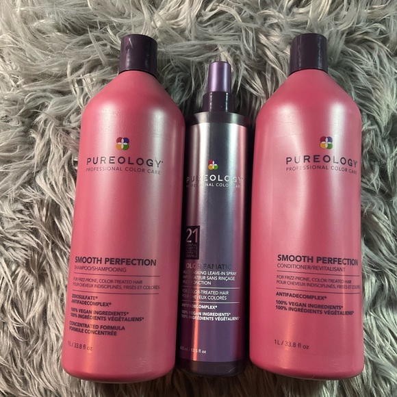 Pureology Hair Pureology Liter Smooth Perfection Shampooconditioner Color Fanatic Spray